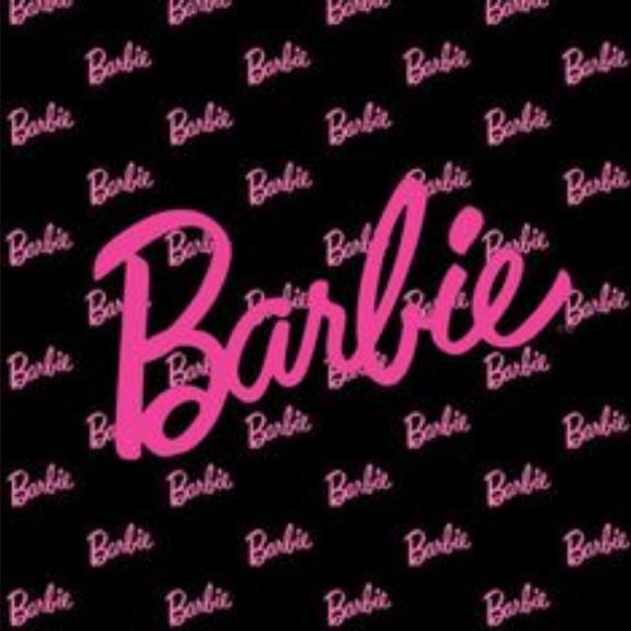 🆕BARBIE 🩷 LOGO BLACK/PINK  HOODIE - Picture 6 of 6